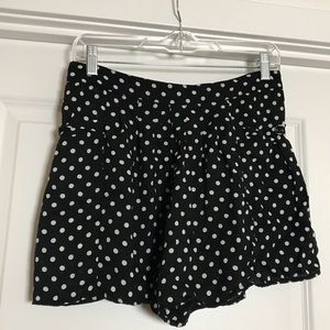 Free people polka dot swing shorts
